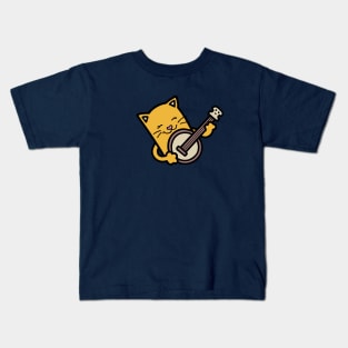 Banjo Cat Kids T-Shirt